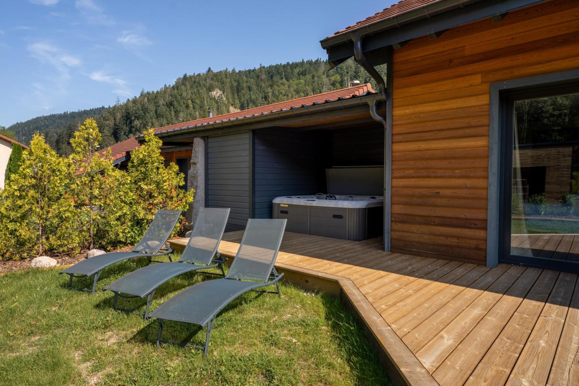 Chalet Nemesia Avec Spa A Gérardmer Екстериор снимка