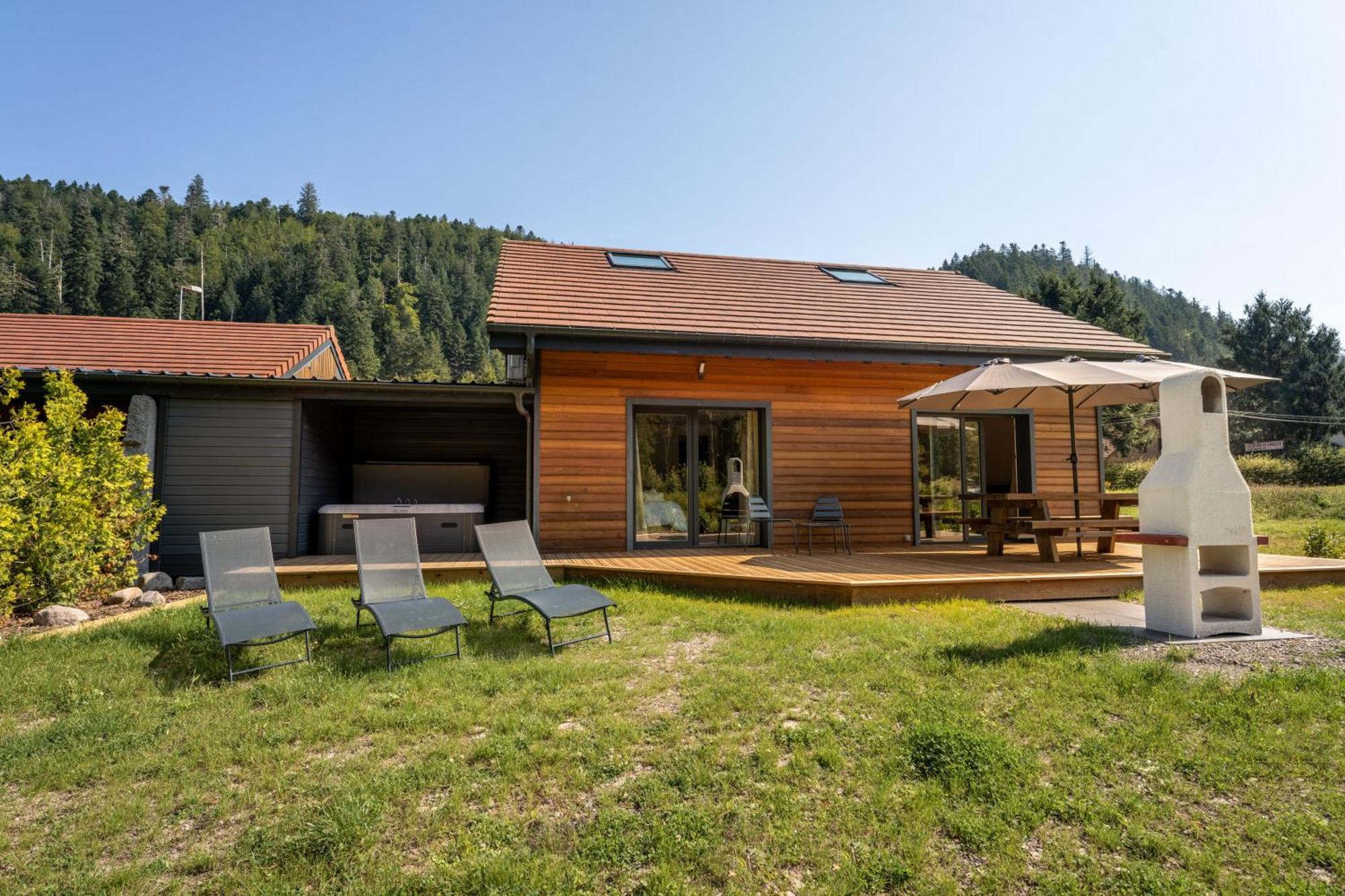 Chalet Nemesia Avec Spa A Gérardmer Екстериор снимка
